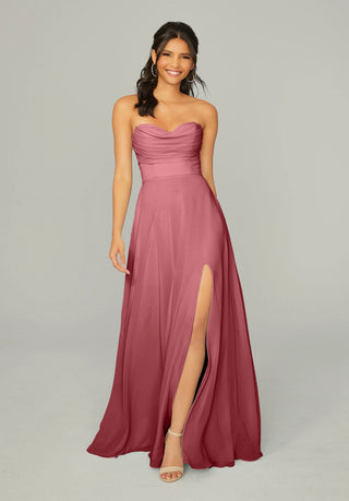 Draped Sweetheart Chiffon Bridesmaid Dress | Rosewood